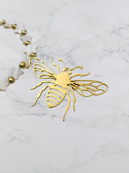 Broche abeille dorée – Image 3