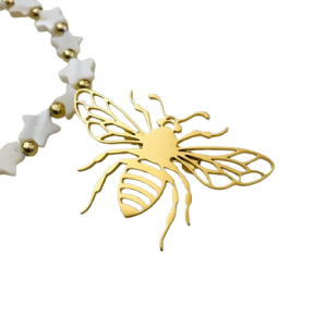 Broche abeille dorée