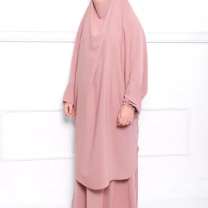 Jilbab en Soie de Médine deux pièces