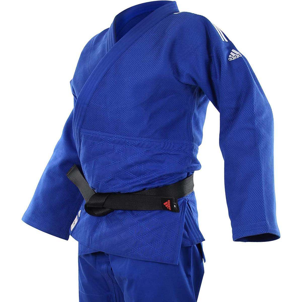 Kimono de Judo Bleu Champion III IJF Adidas - Slim – Image 3