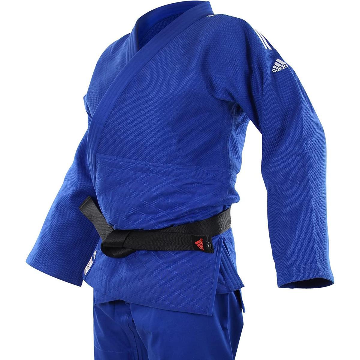 Kimono de Judo Bleu Champion III IJF Adidas - Slim – Image 2