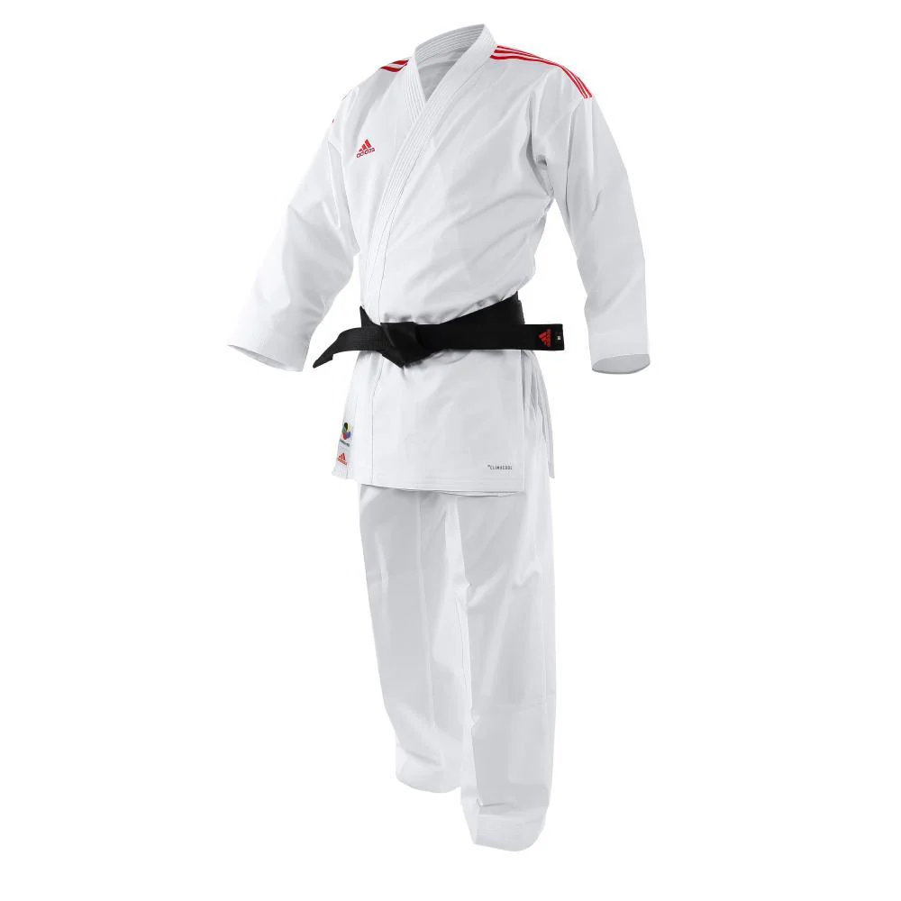Kimono de Karate Combat, Kumite Adidas K190SK à Bandes – Image 3