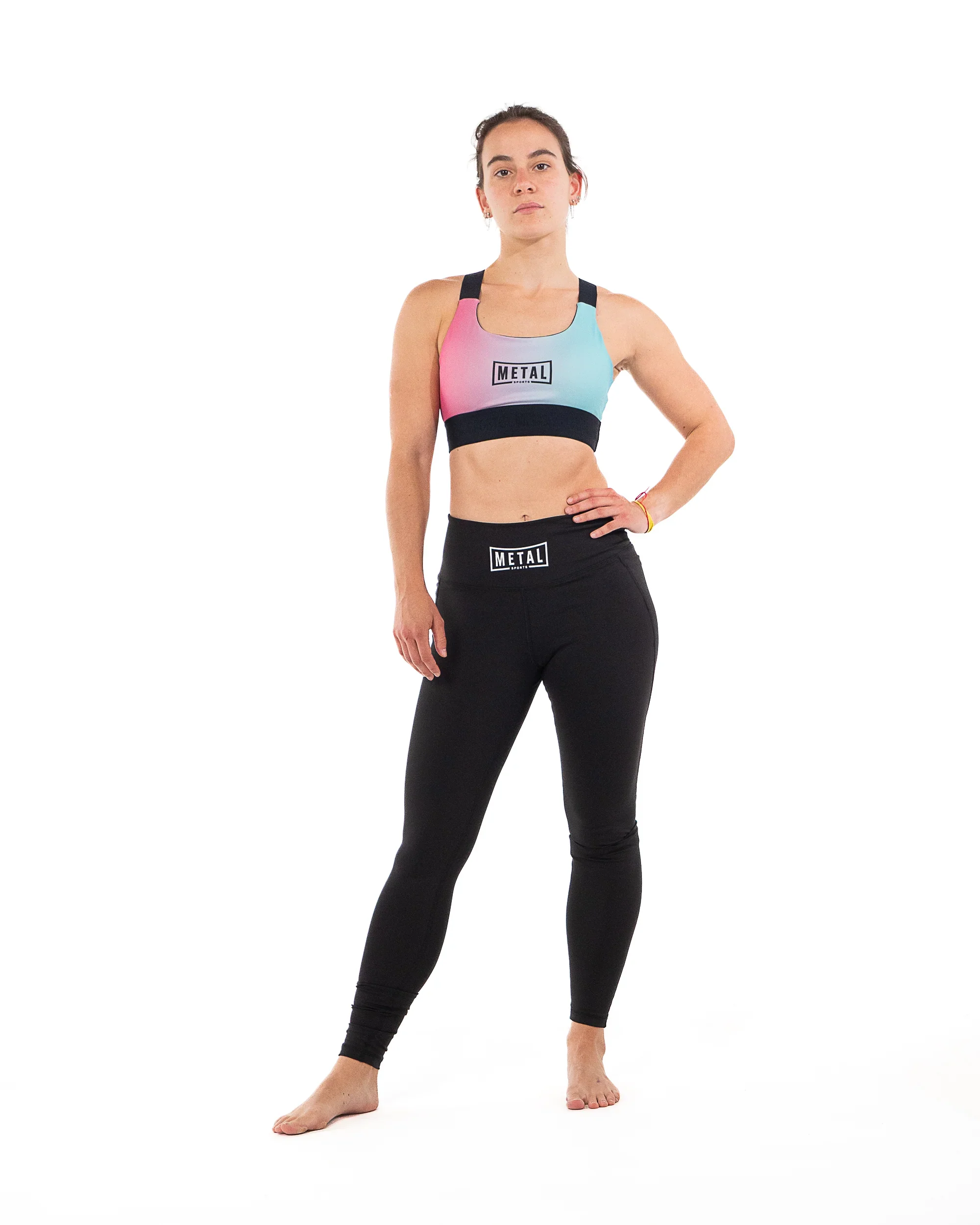 Legging Pour Femmes Metal Boxe - Noir – Image 5