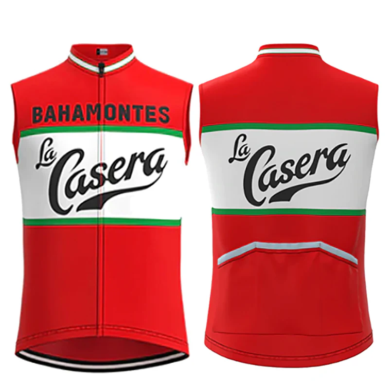 Coupe-Vent Cyclisme Sans Manches ETÉ LA CASERA BAHAMONTES – Image 2