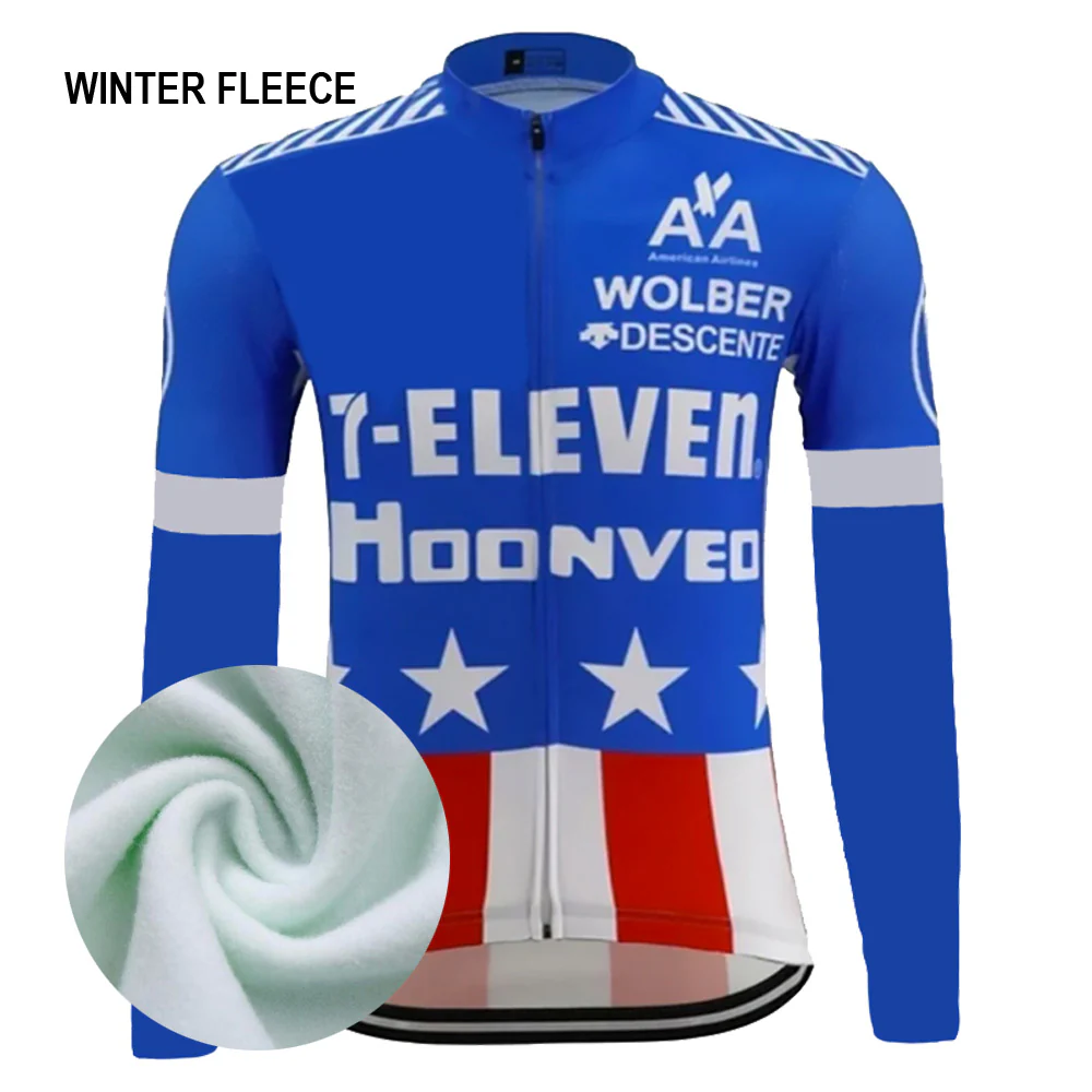 Maillot Hiver Vintage USA 7-ELEVEN HOONVED – Image 2