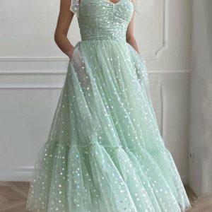 Robe de Bal Chérie Vert Clair