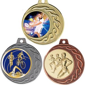 Médaille personnalisable métal 70 mm