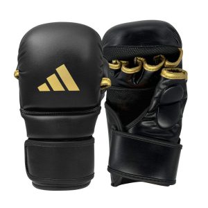 Mitaines MMA entraînement intensif - adidas - Noir/Or