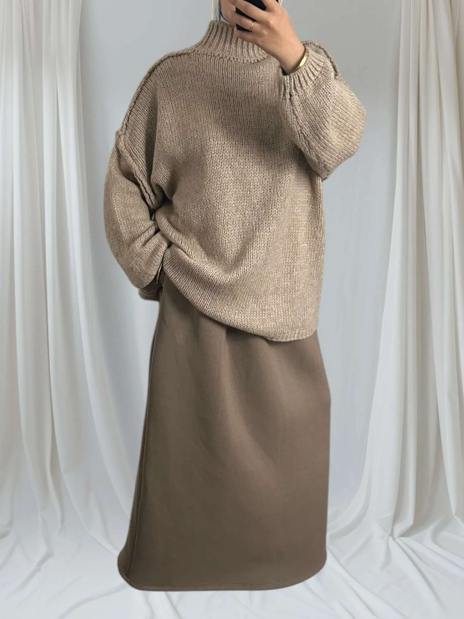 Pull doux épais en laine – Image 4