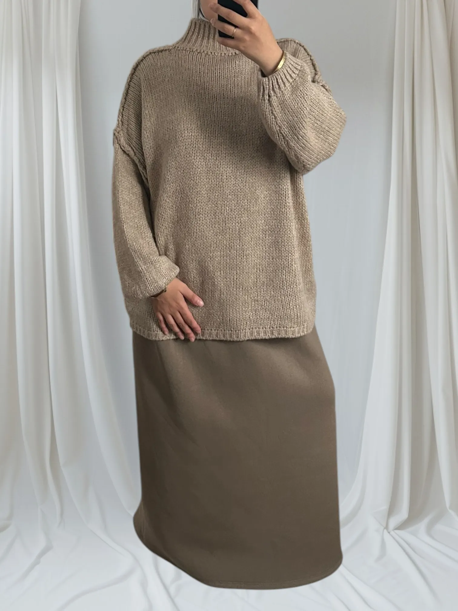 Pull doux épais en laine – Image 3