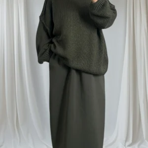 Pull doux épais en laine