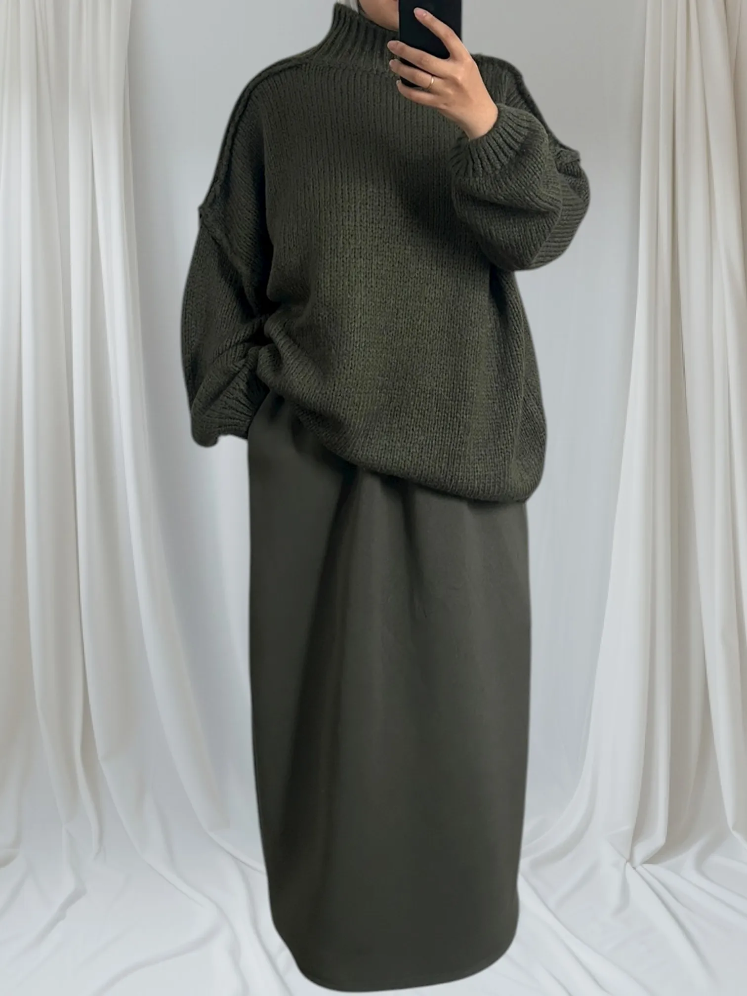 Pull doux épais en laine – Image 2