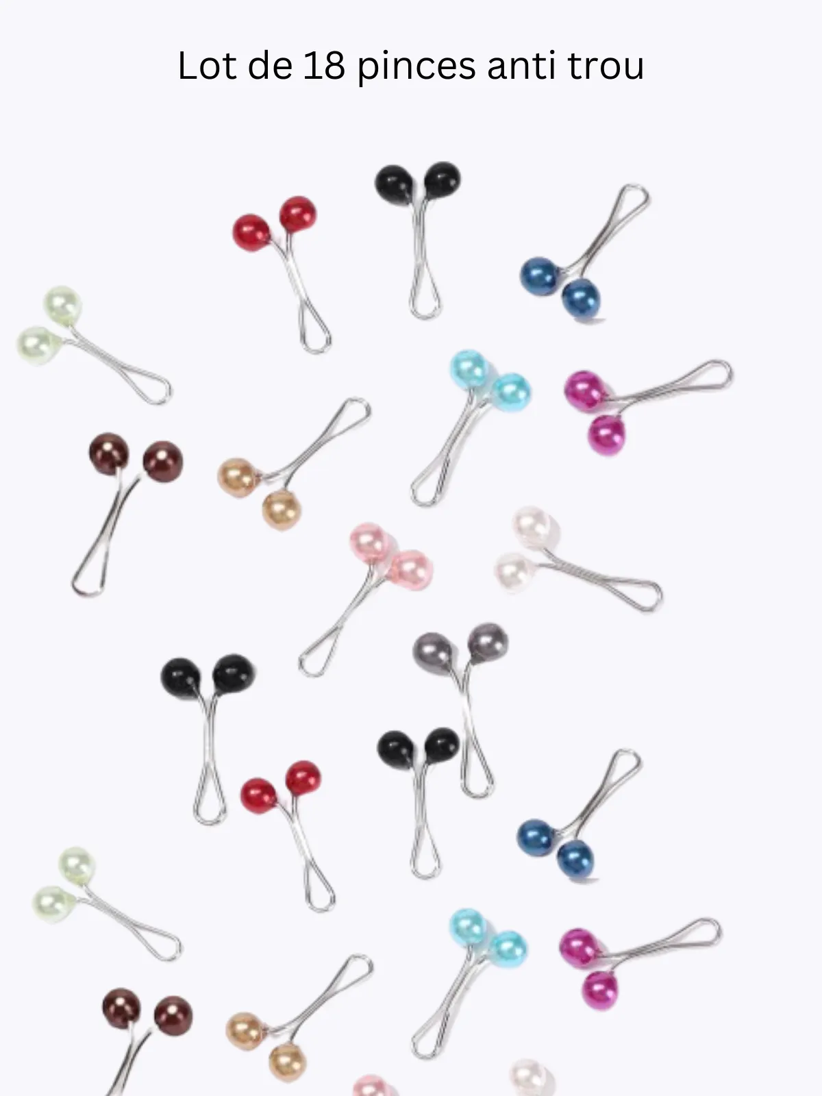 18 Pinces anti trou – Couleur Mix – Image 2