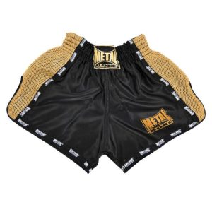 Short de Boxe Thaï - Metal Boxe Noir/Or - TC70E