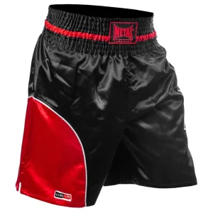 Short de Boxe Anglaise Metal Boxe Club Line Noir/Rouge