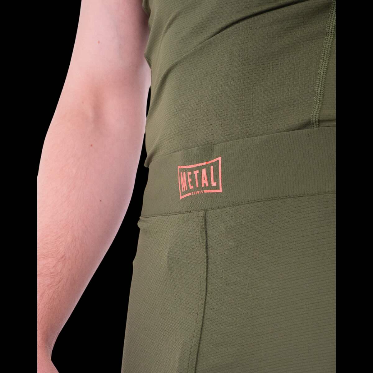 Short MMA Kaki - Metal Boxe - MSS201K – Image 3