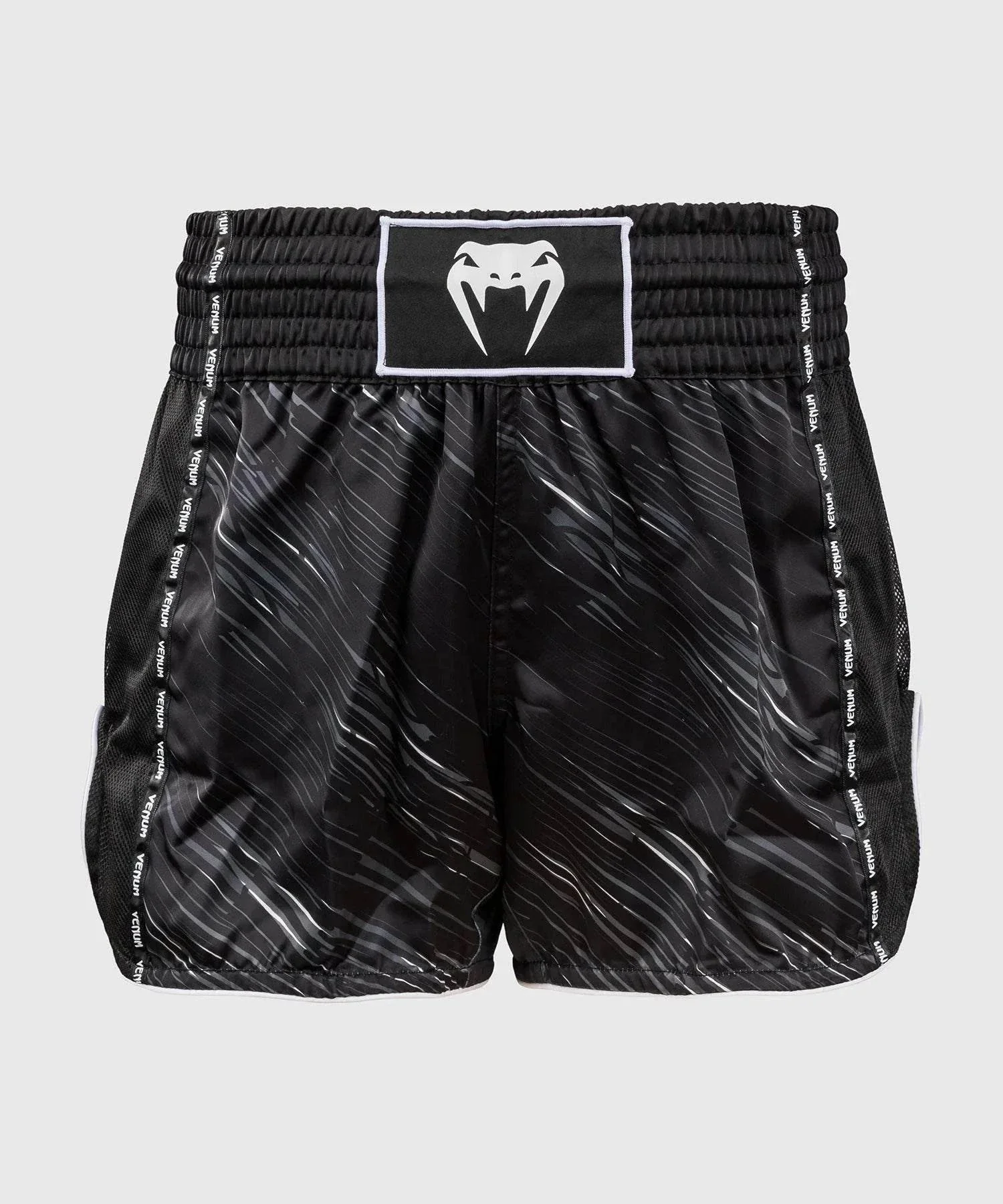 Venum Rapid Muay Thai Shorts Noir/Gris – Légèreté & Liberté de mouvement