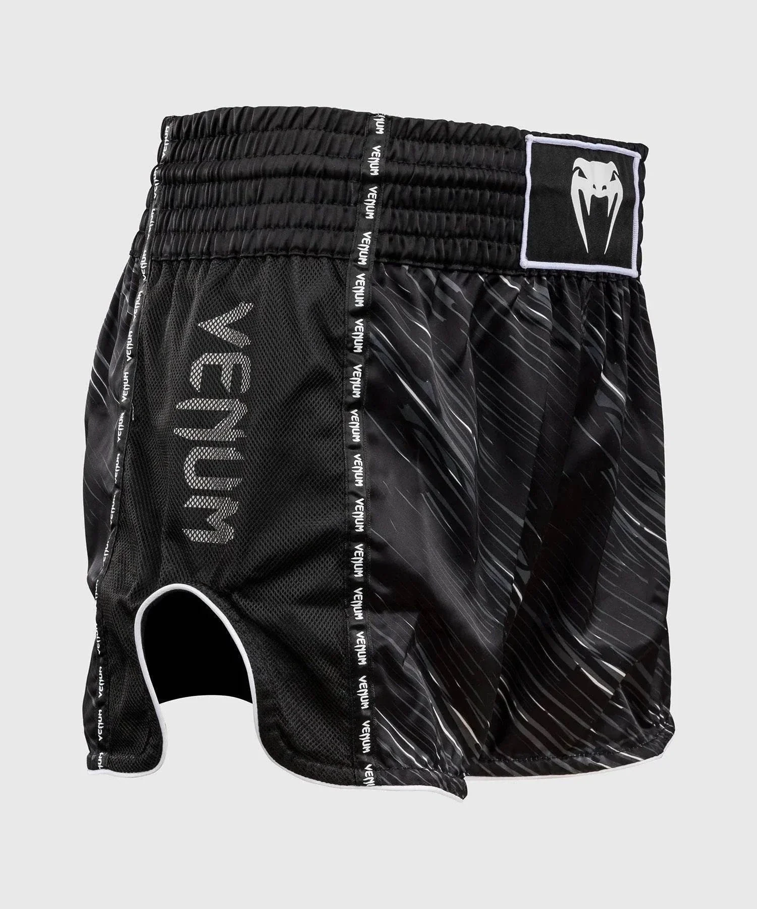 Venum Rapid Muay Thai Shorts Noir/Gris – Légèreté & Liberté de mouvement – Image 4