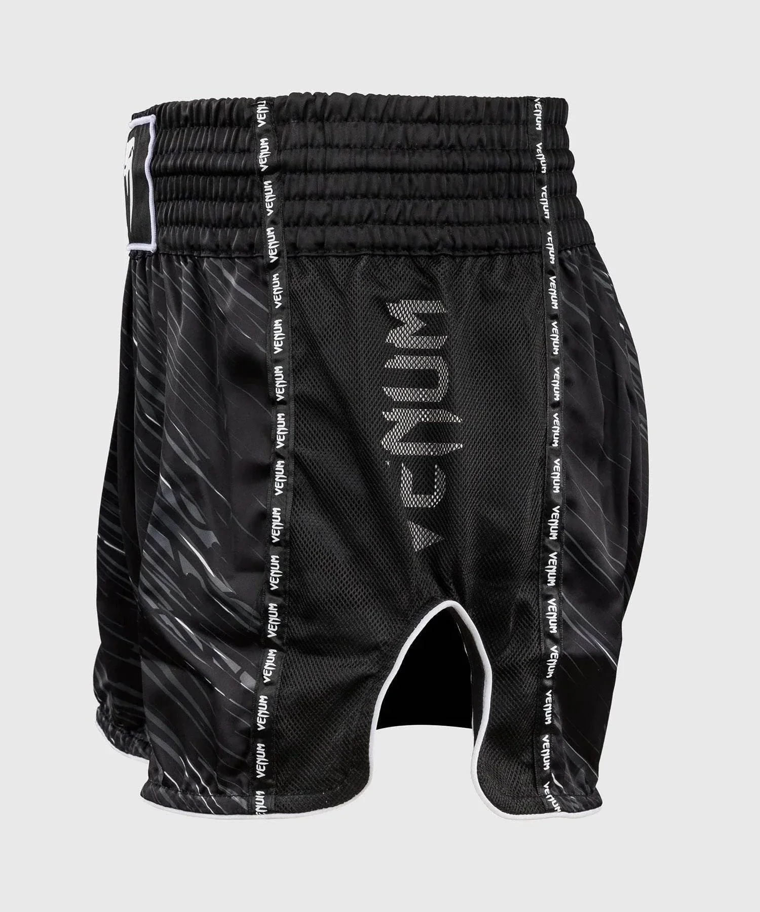 Venum Rapid Muay Thai Shorts Noir/Gris – Légèreté & Liberté de mouvement – Image 6
