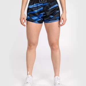 Short de Muay Thai pour Femmes Venum Abyss - Bleu Foncé
