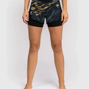 Shorts de Combat pour Femmes UFC Fusion by Venum Authentic Fight Night - Champion Noir/or