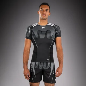 Venum Adrenaline – Rashguard Noir/Argent/Gris