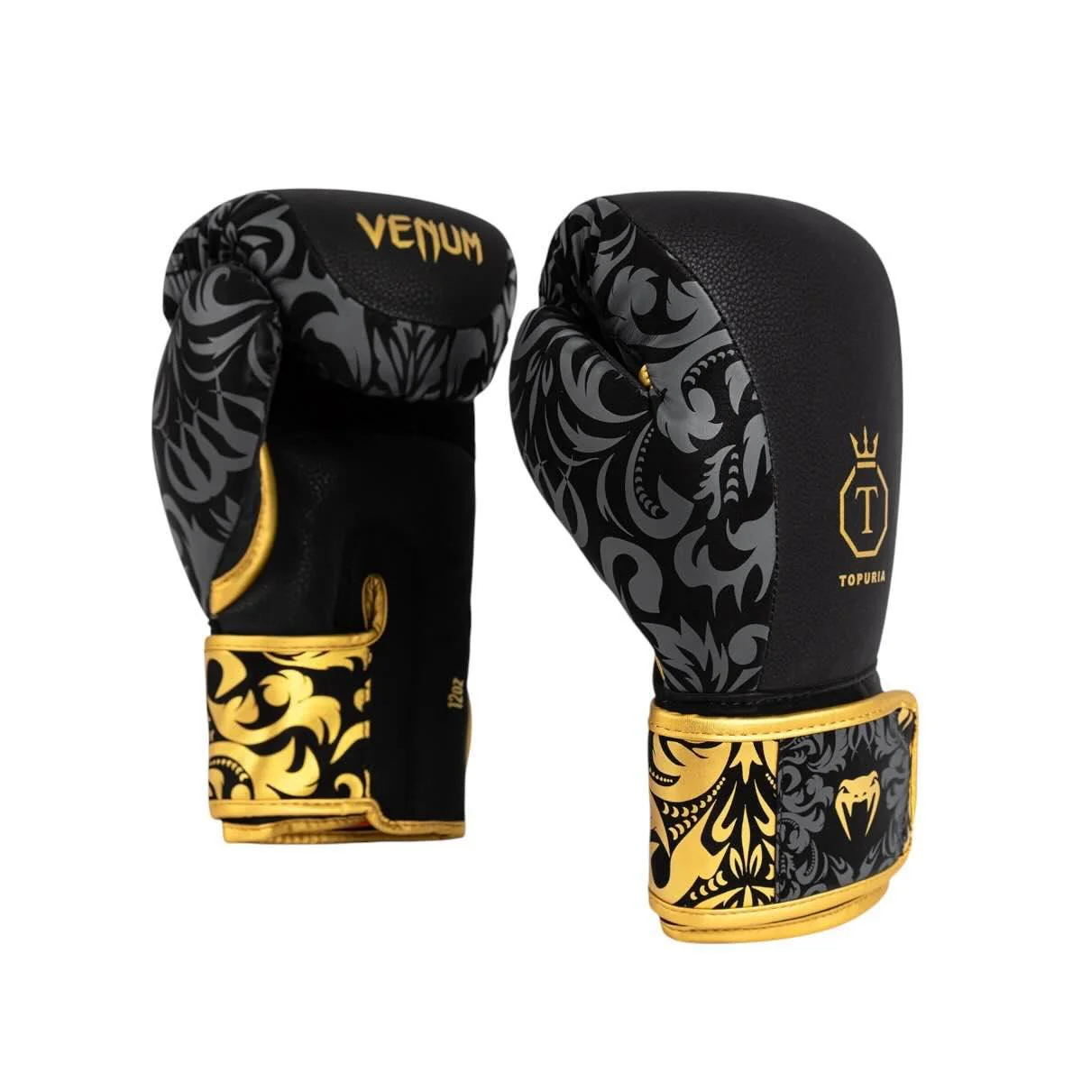 Gants de Boxe Venum x Ilia Topuria Unmatched - Noir/Or – Image 3