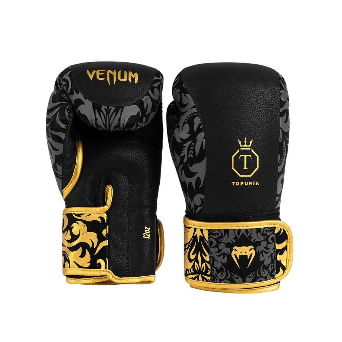 Gants de Boxe Venum x Ilia Topuria Unmatched - Noir/Or – Image 5
