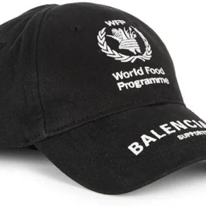 Balenciaga Cap World Food Black/White