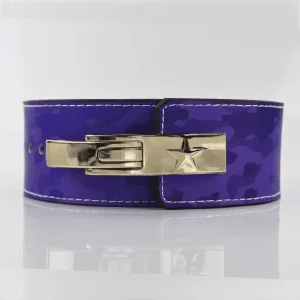 Ceinture de force à levier camouflage bleu