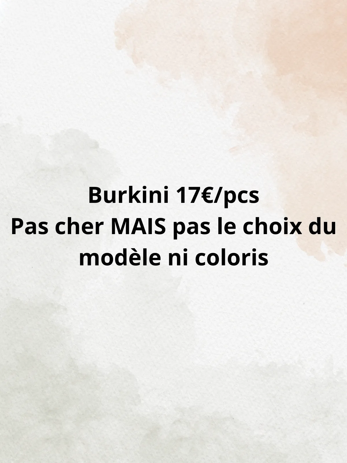 Burkini 2 ou 3 pcs coloris noir ou marron ou kaki taille unique du 36 – 42 – Image 2