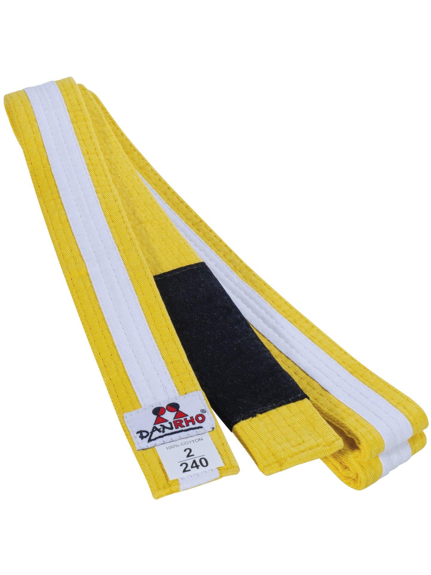 Ceinture Jiu Jitsu Brésilien Enfant Bicolore Danrho – Image 5