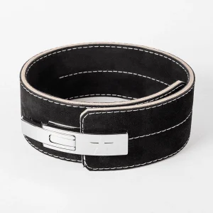 Ceinture de force à levier noir et blanc
