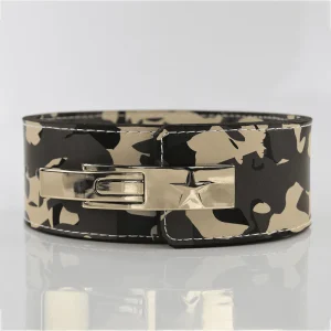 Ceinture de force à levier camouflage marron