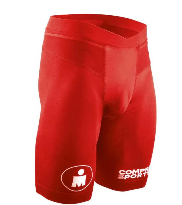 Short Compressport ironman TR3 Brutal rouge – Image 2
