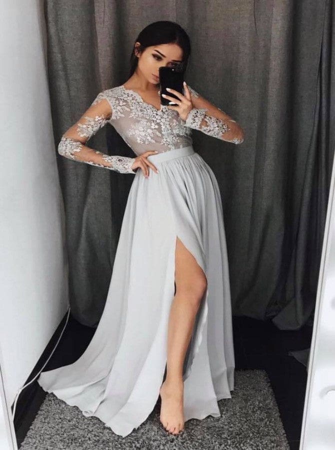 Robe de Bal à Manches Longues – Image 4