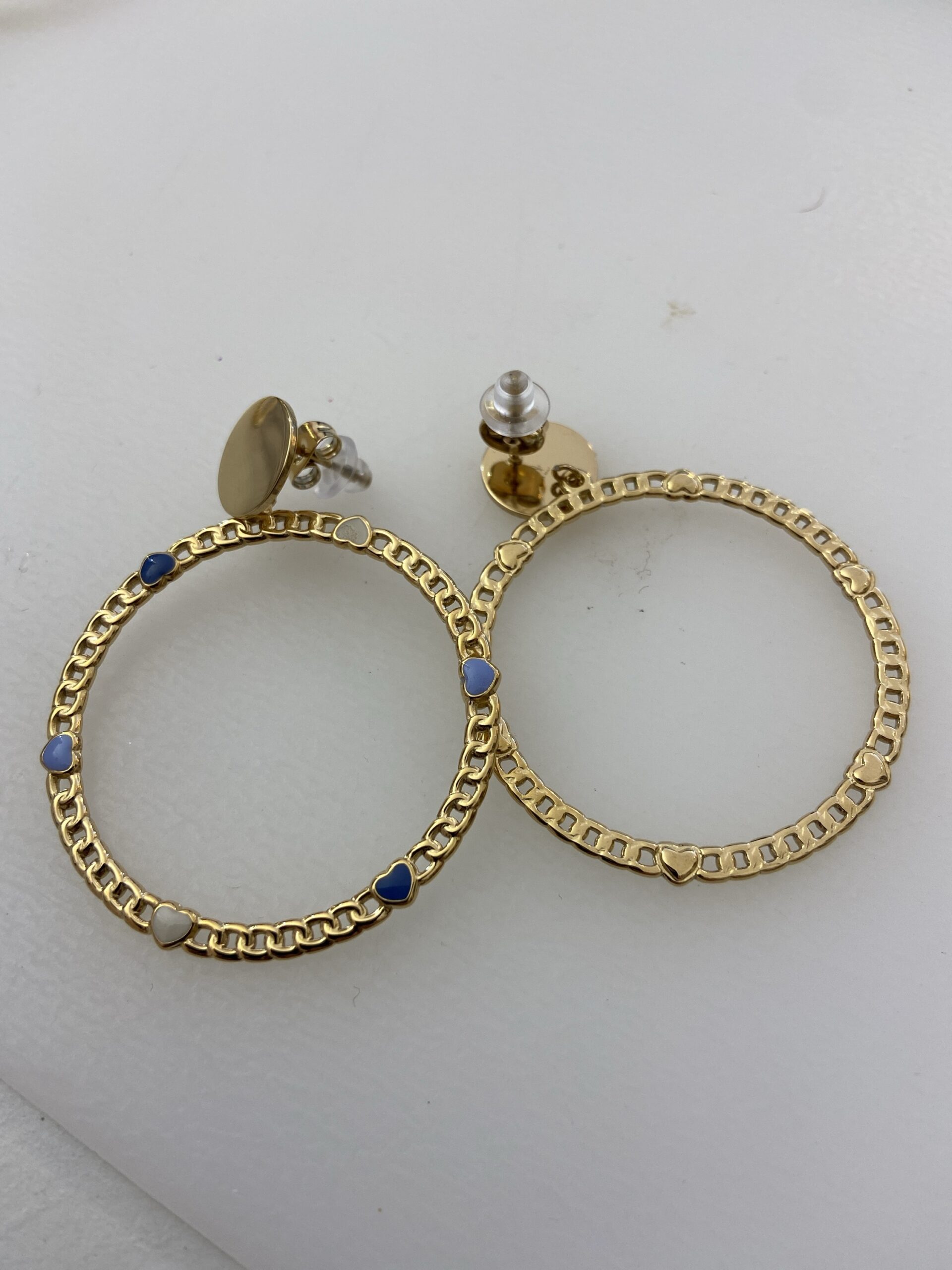 Puces d’oreilles cercle en maille – Image 3