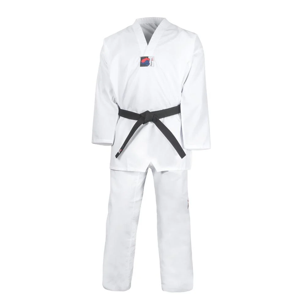 Dobok de Taekwondo Basic Col Blanc - FUJIMAE - 10201