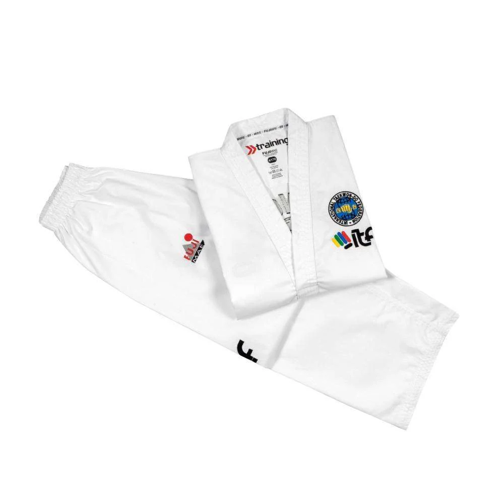 Dobok de Taekwondo ITF Approved Col Blanc FUJIMAE – Image 3
