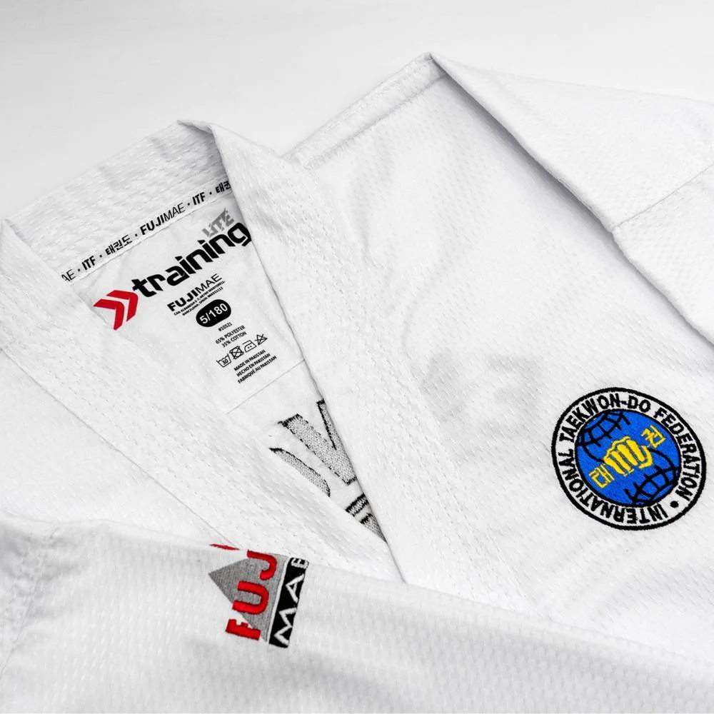 Dobok ITF Training Lite Ceinture Noire FUJIMAE – Taekwondo – Image 3