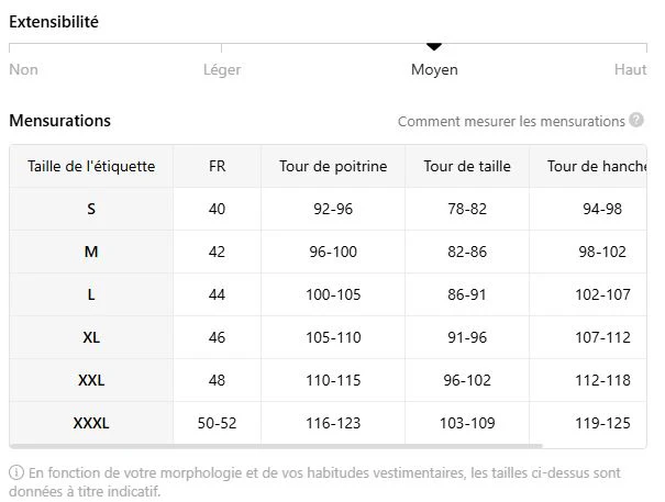 Trifonction avec manches noire blanche – Image 6