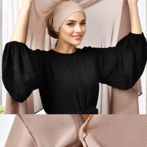 Hijab à aimant en mousseline, prix bradé qualité entrée de gamme