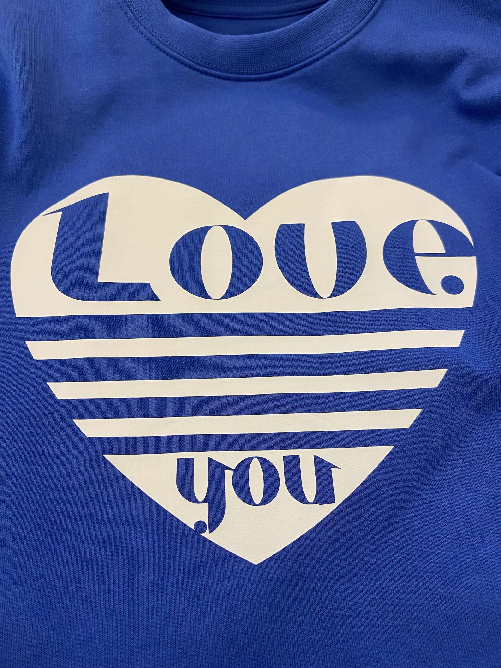 Sweat Love You bleu roi – Image 3