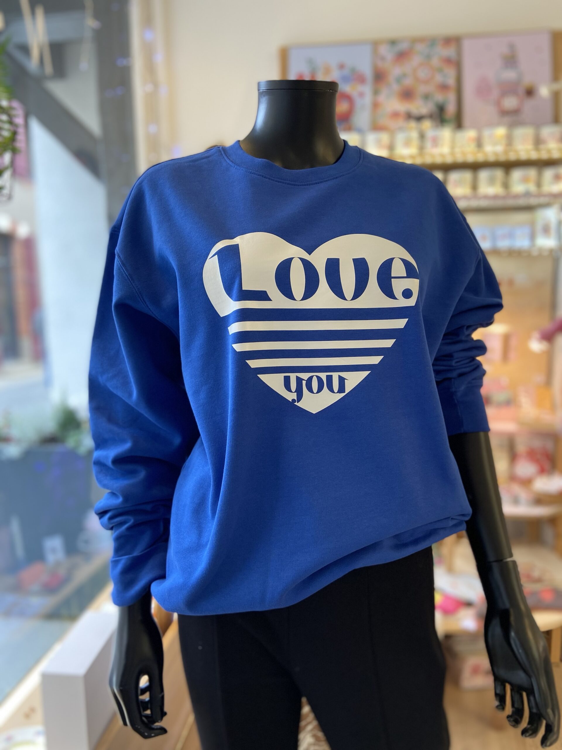 Sweat Love You bleu roi – Image 4