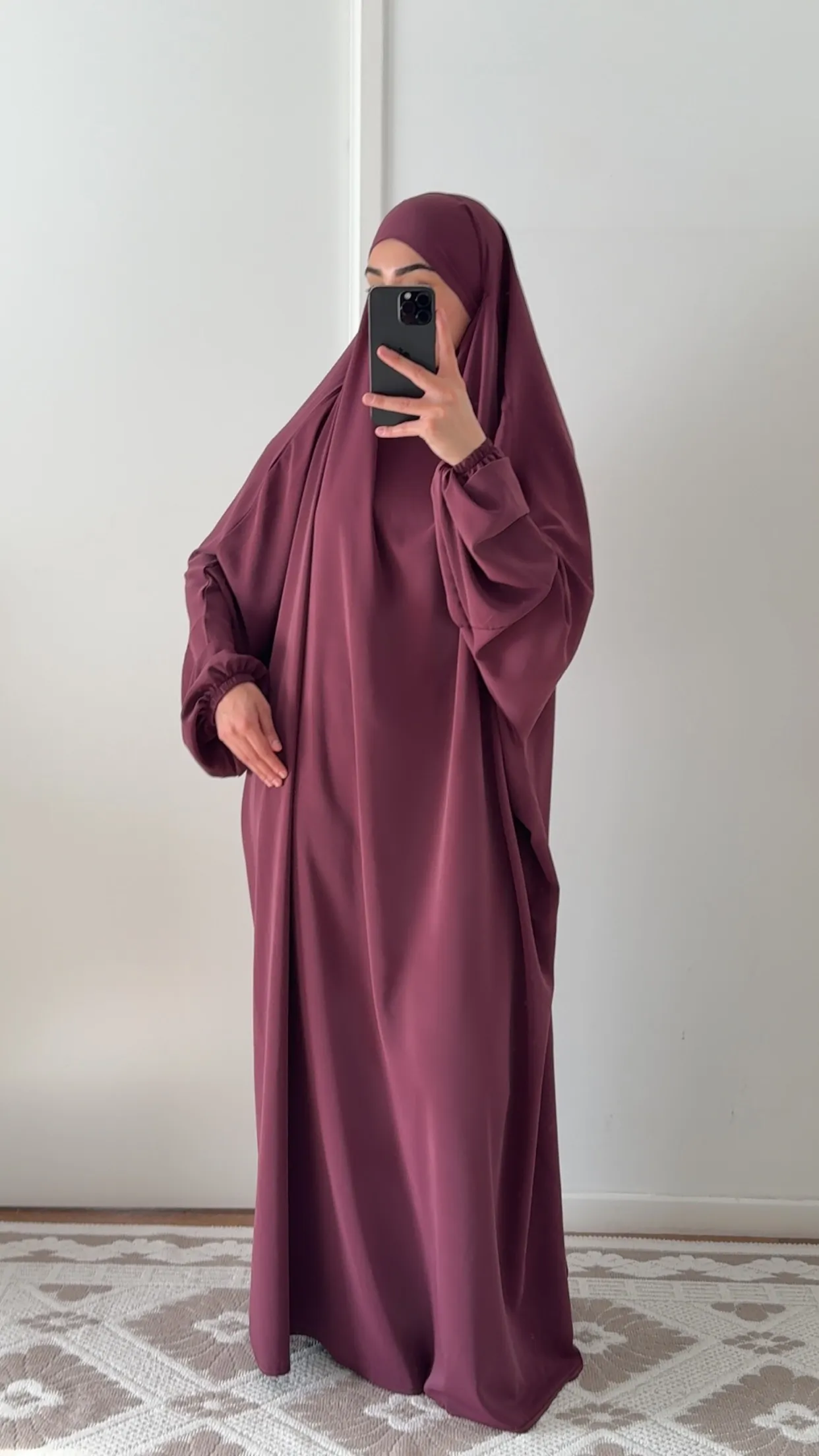 Jilbab en Soie de Médine une pièce – Image 7