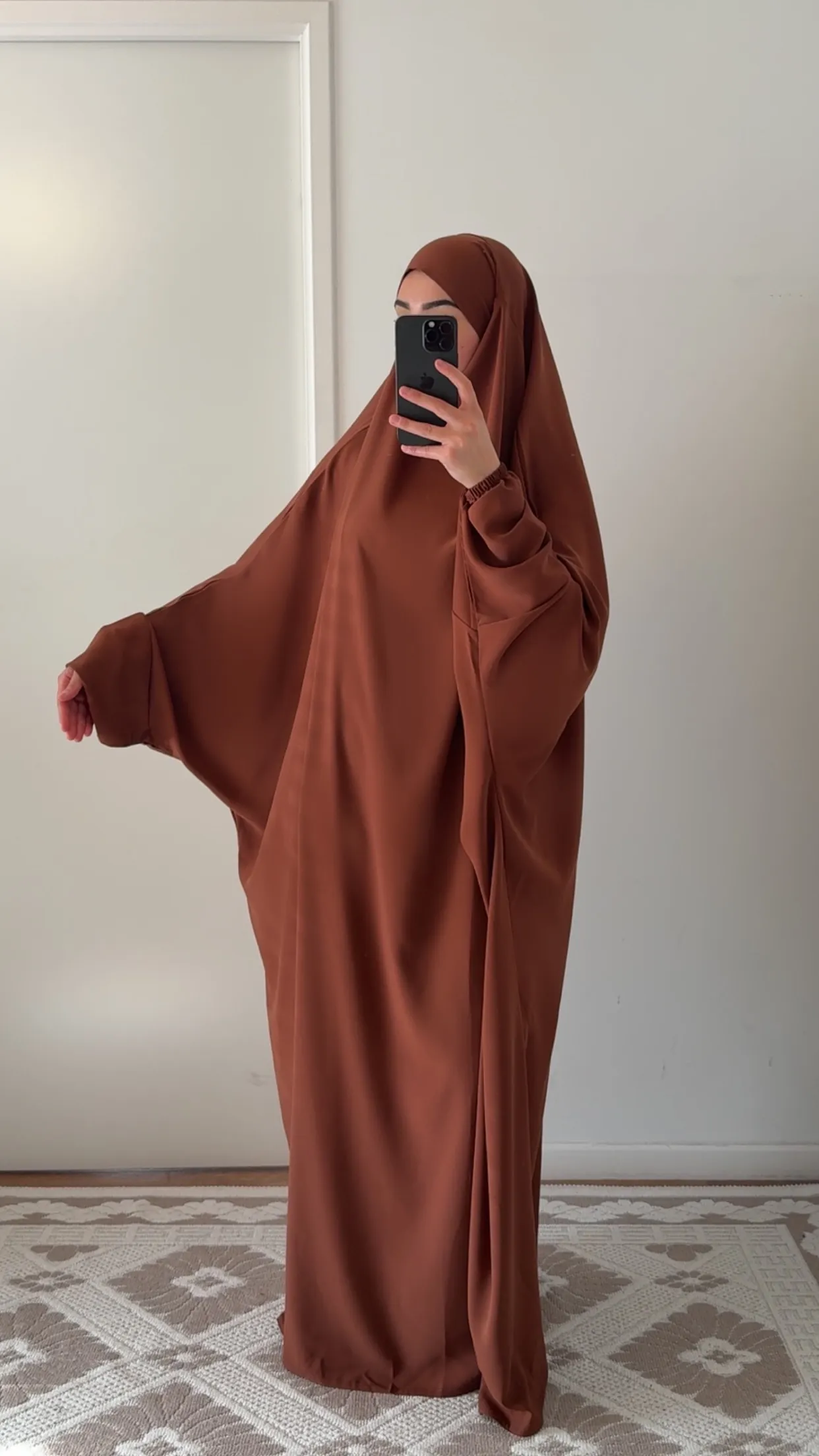 Jilbab en Soie de Médine une pièce – Image 5