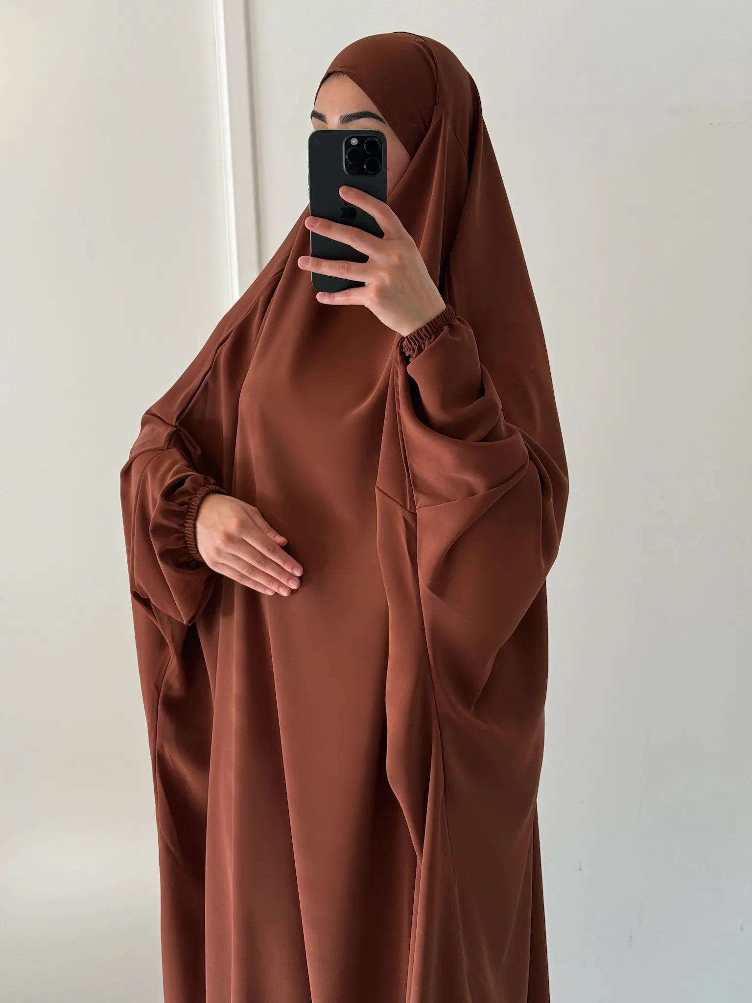 Jilbab en Soie de Médine une pièce – Image 3
