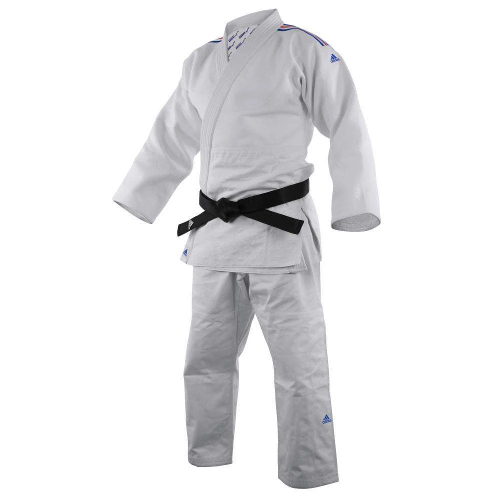 Kimono de judo Tricolore adidas J990 France – Image 2
