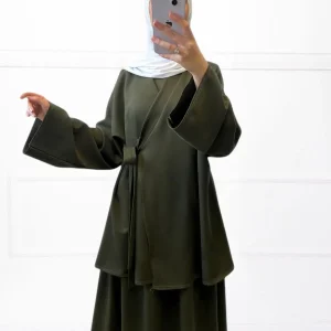 Ensemble Kimono et Jupe tissu épais