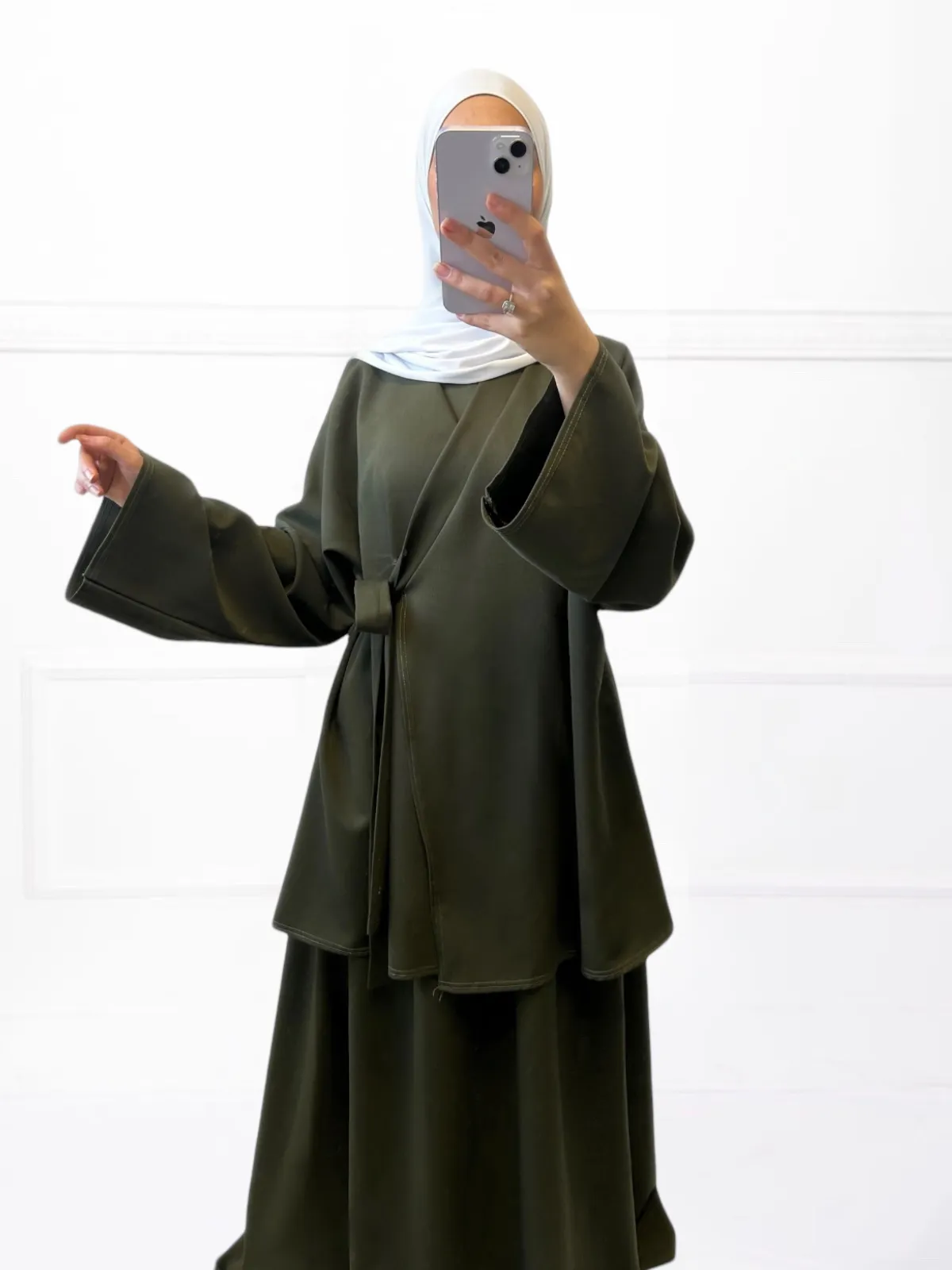 Ensemble Kimono et Jupe tissu épais